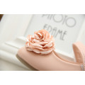 Ouverture carrée chaussures chaussures de bébé en gros avec une bonne qualité fleur perlée Appliqued Shoes